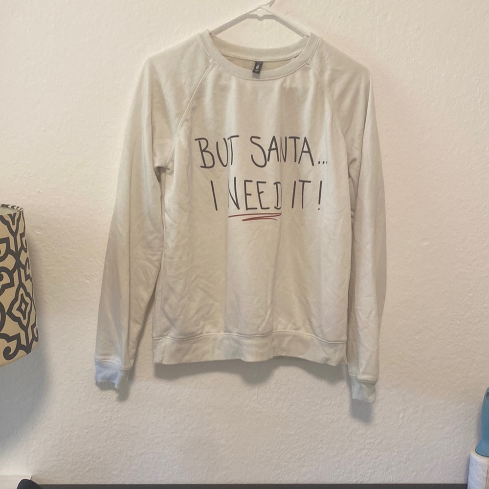 FB sister crew neck Christmas sweater